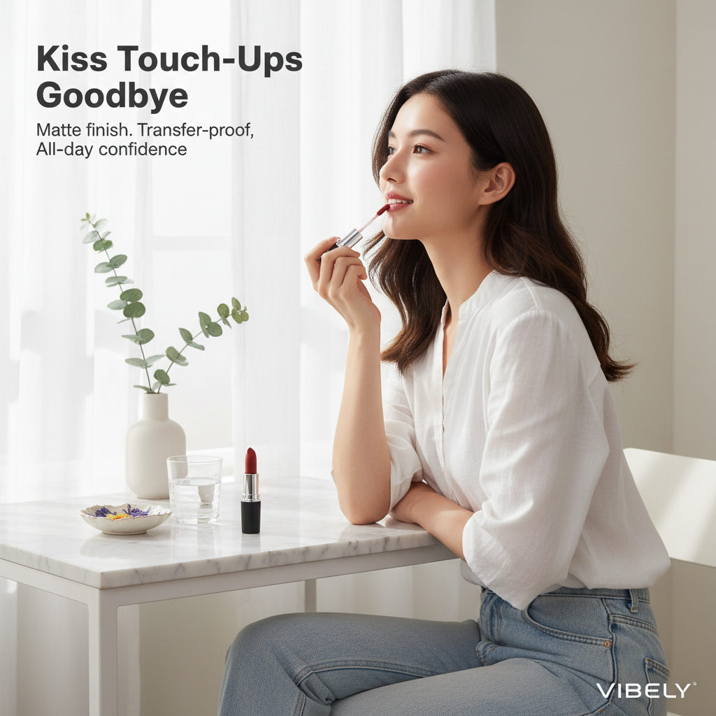 VIBELY Velvet Matte Liquid Lipstick