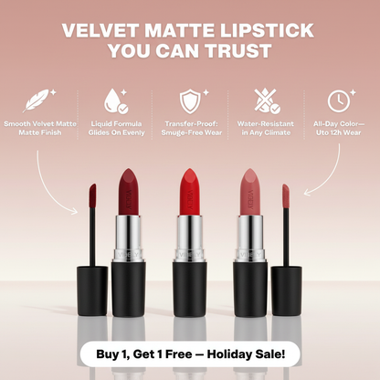 VIBELY Velvet Matte Liquid Lipstick